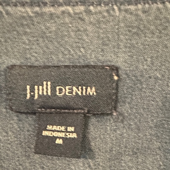 J. Jill Blue Boho Embroidered dress. Perfect for casual outings. - Picture 2 of 6